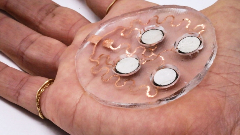 Smart microneedle patch with embedded sensors for drug delivery